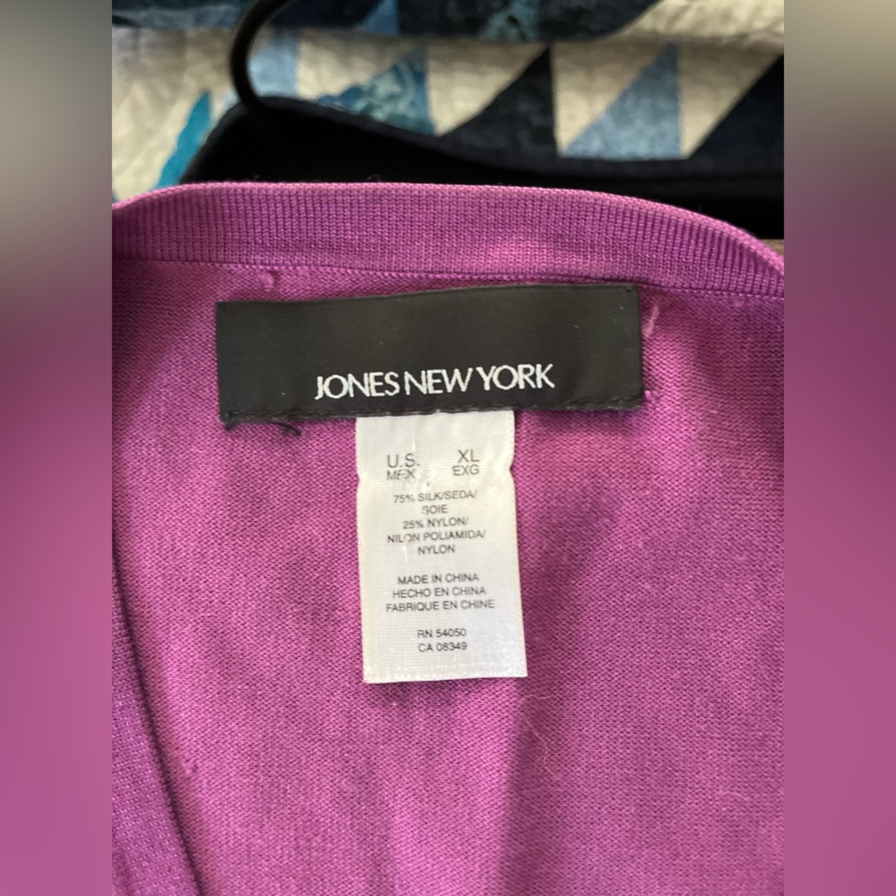 Jones New York Vibrant Purple sweater like top